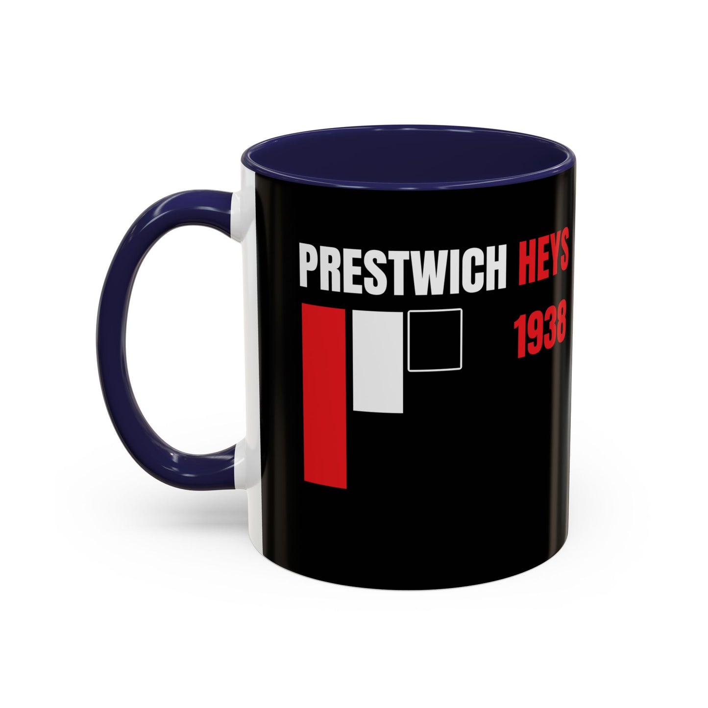 Prestwich Heys Stripes Accent Coffee Mug (11, 15oz)