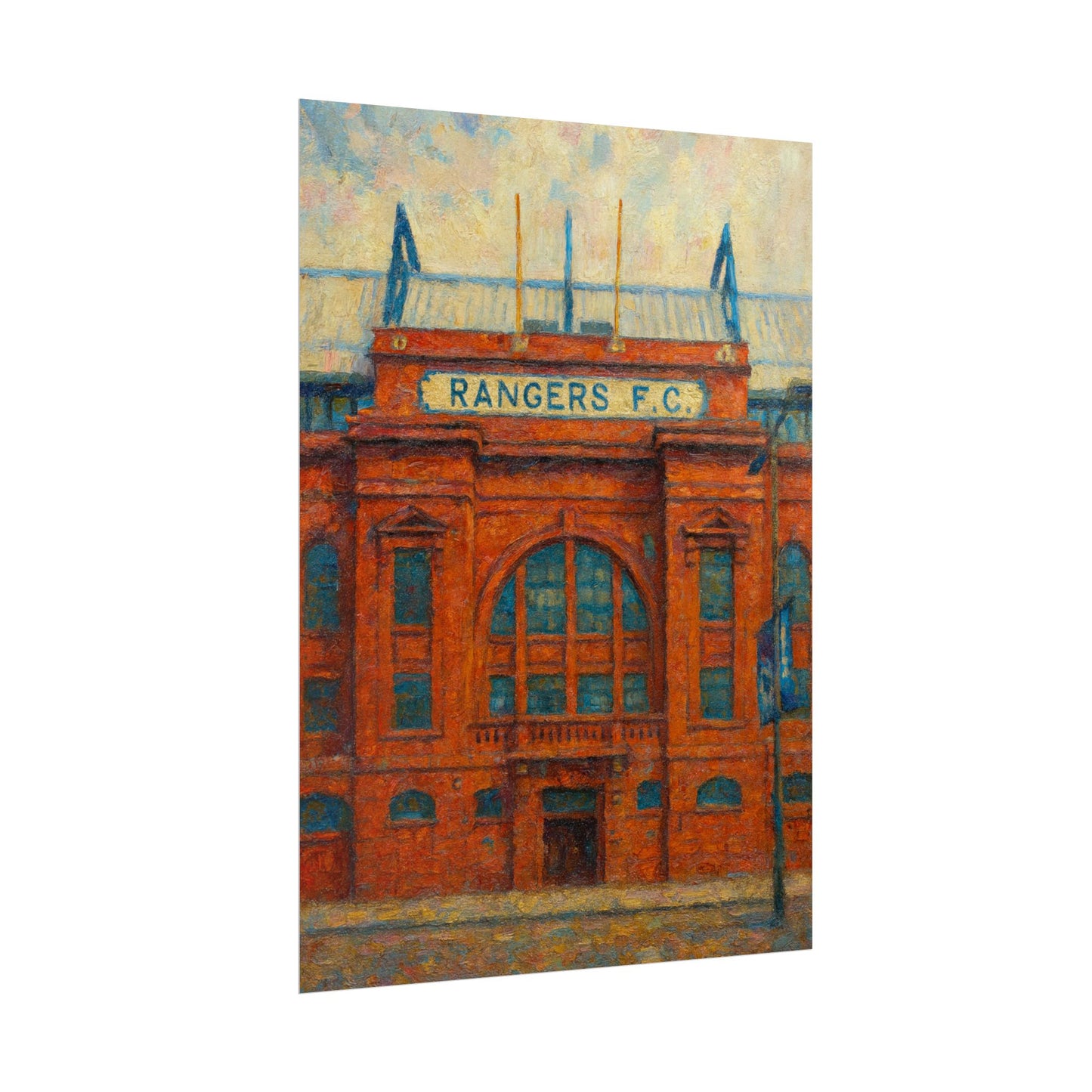 Ibrox Stadium Rangers FC Rolled Posters
