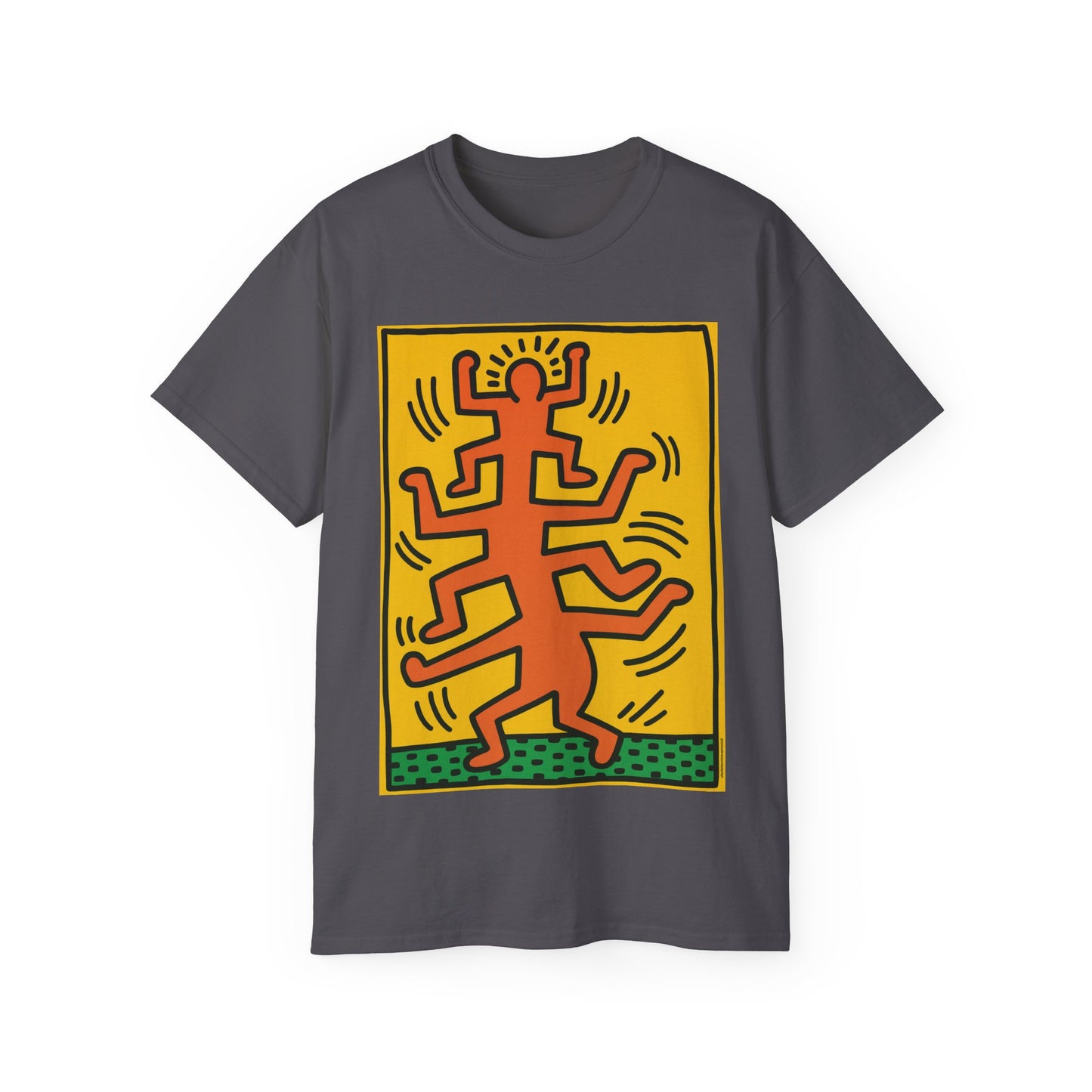 Keith Haring Plate No. 1 (from the Growing suite) Orange T-Shirt