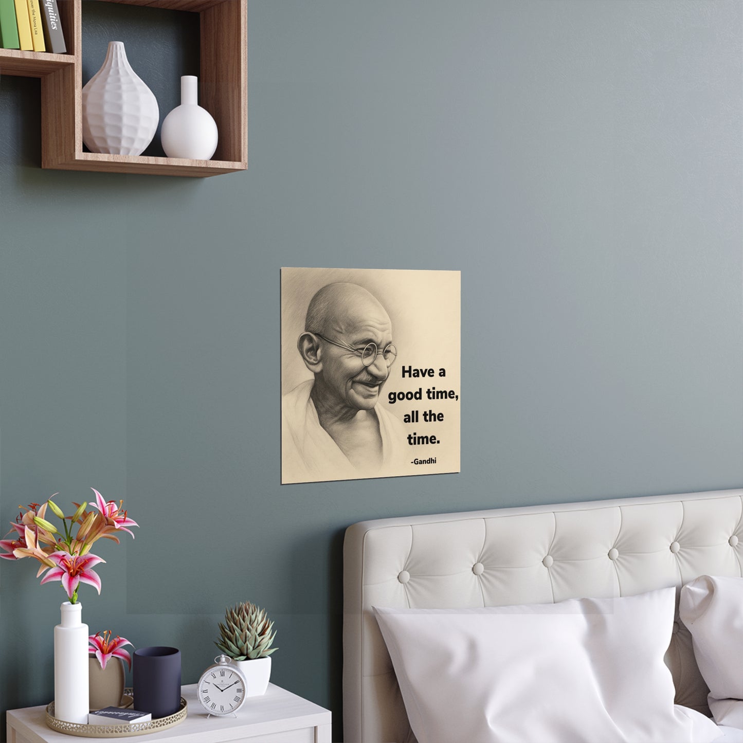 Gandhi Quote Wall Art Poster