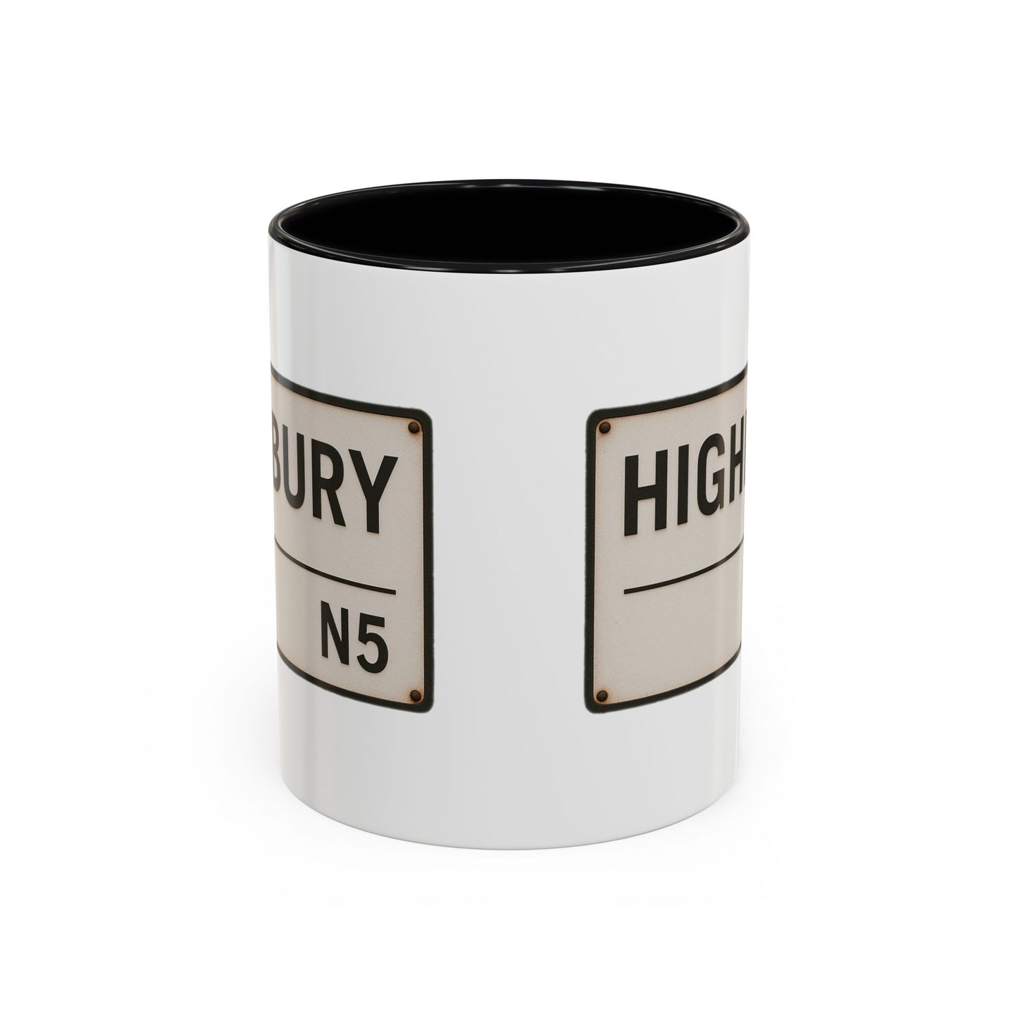 Highbury Arsenal Road Sign Mug