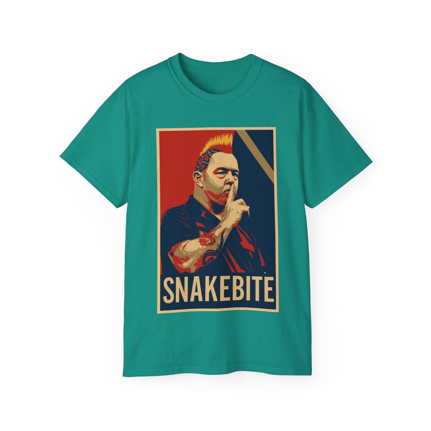Peter Wright Snakebite Shhh Darts T-Shirt