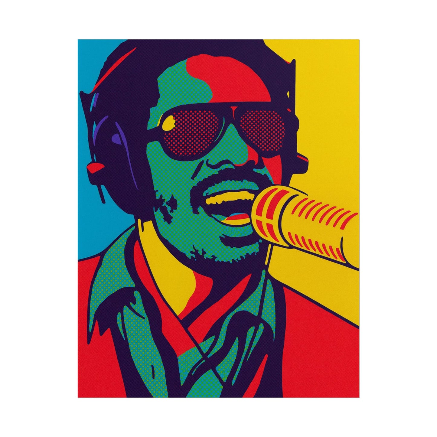 Stevie Wonder Pop Art Poster