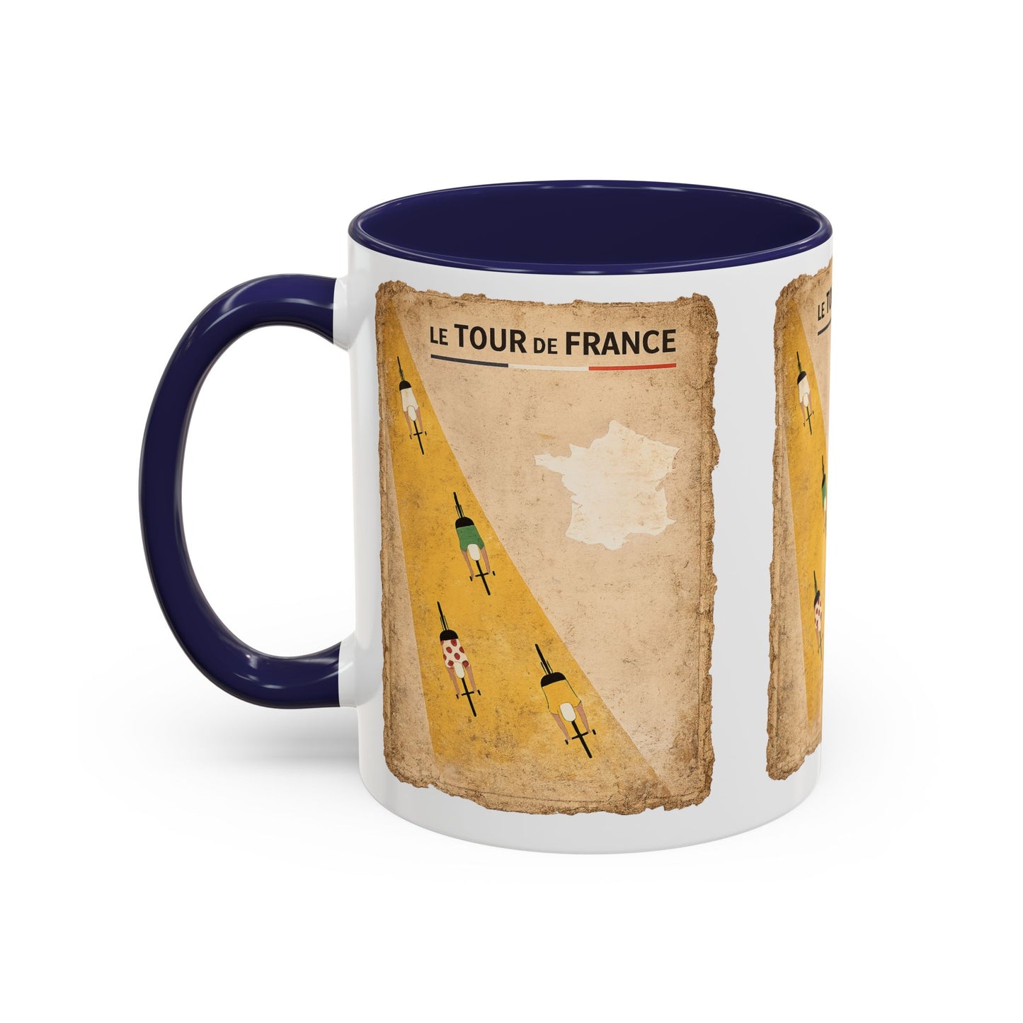Tour de France Road Accent Coffee Mug (11, 15oz)