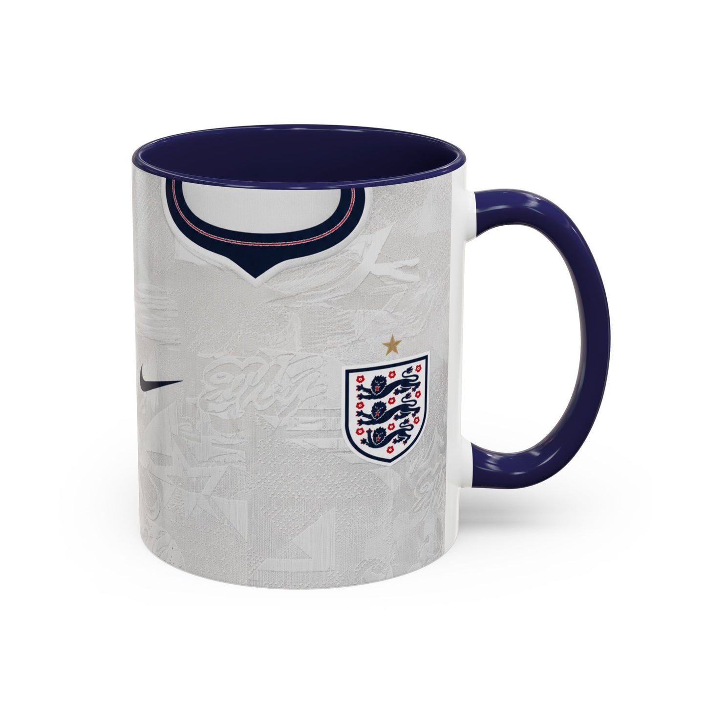 England 2026 World Cup Shirt Accent Coffee Mug (11, 15oz)