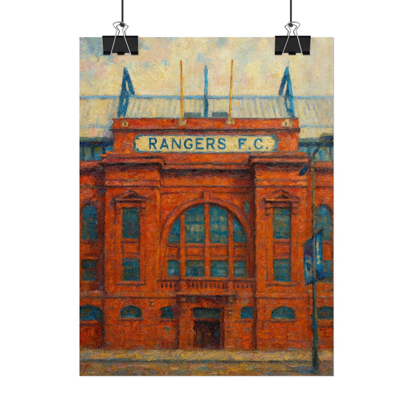 Ibrox Stadium Rangers FC Rolled Posters