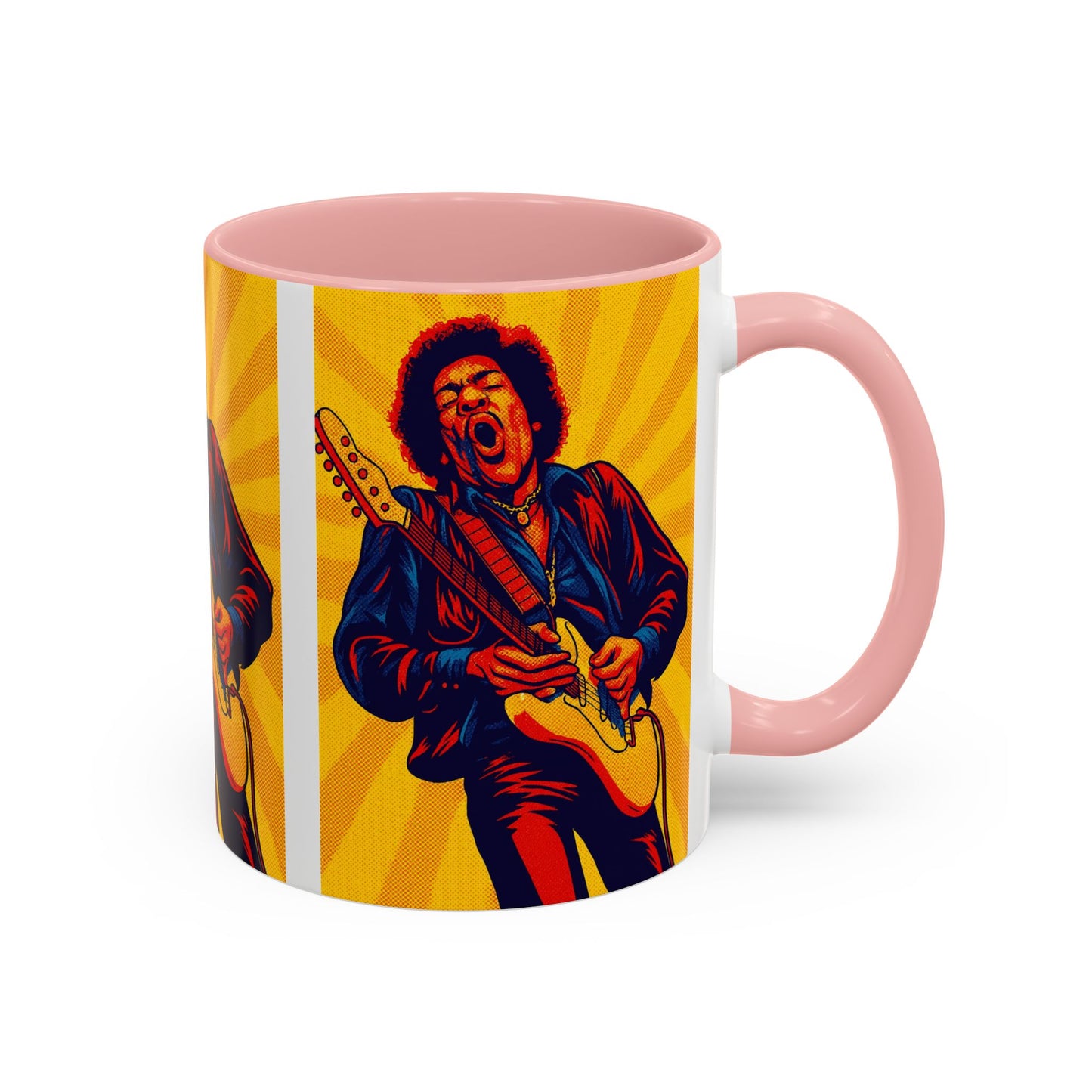 Jimi Hendrix Guitar Pop Art Mug