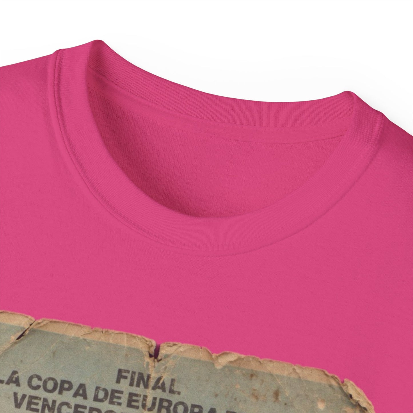 1983 European Cup Winners Cup Final Aberdeen Real Madrid Poster Unisex Ultra Cotton Tee