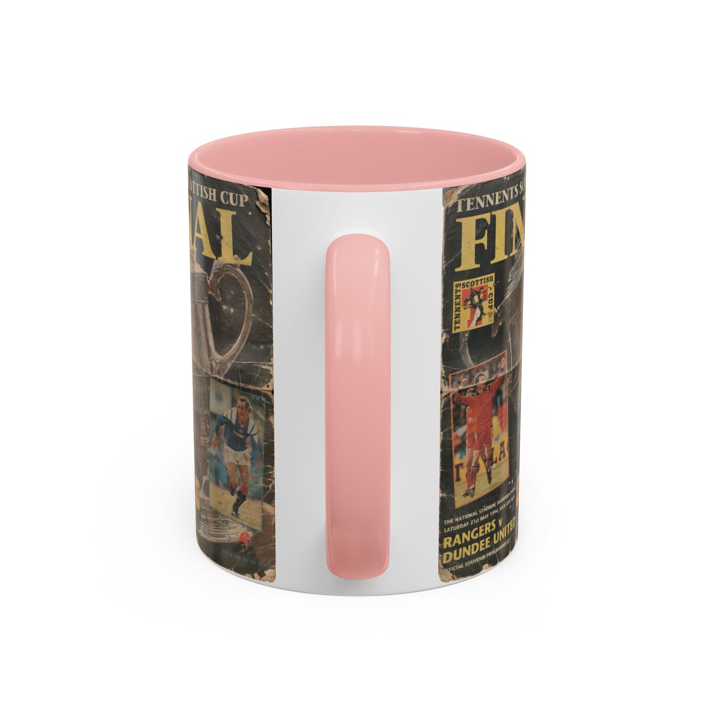 1994 Scottish Challenge Cup Final Dundee United Rangers Programme Poster Accent Coffee Mug (11, 15oz)