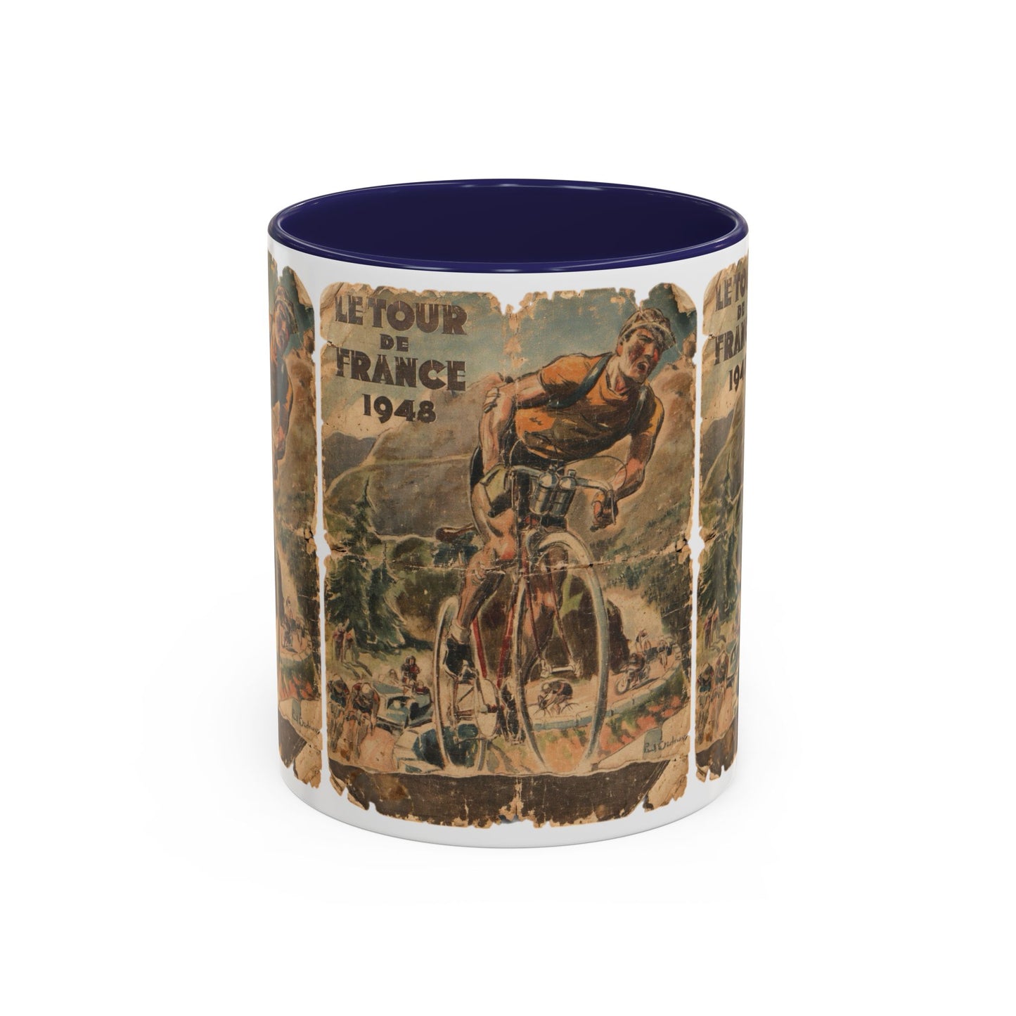 Tour De France 1948 Poster Coffee Mug (11, 15oz)