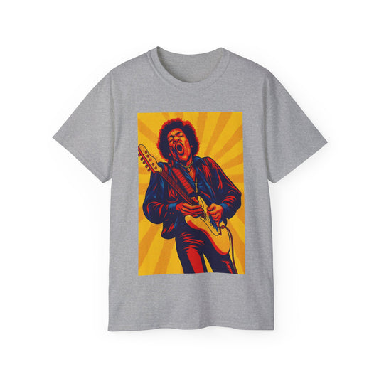 Jimi Hendrix Pop Art Guitar T-Shirt
