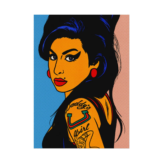 Amy Winehouse Pop Art Poster