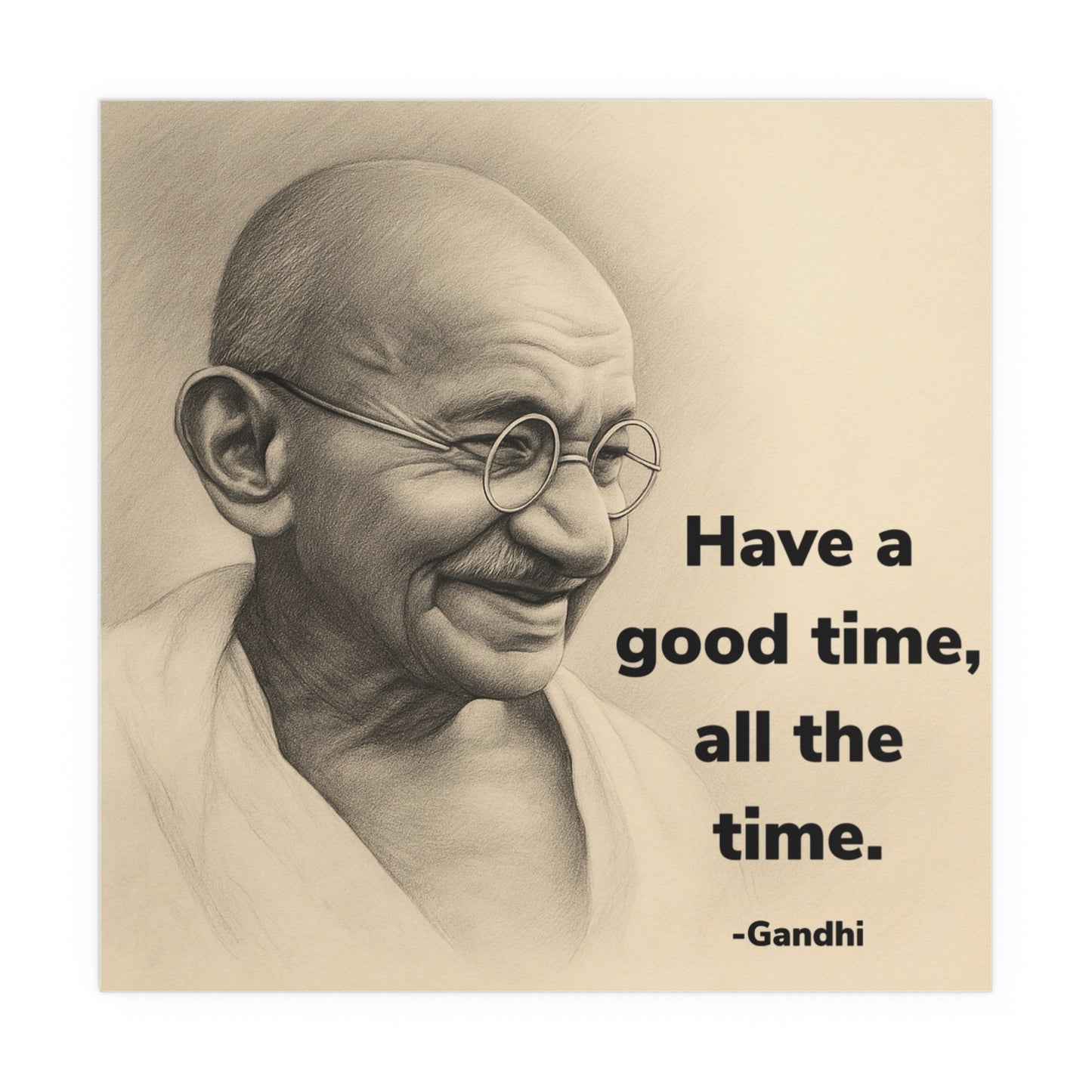 Gandhi Quote Wall Art Poster