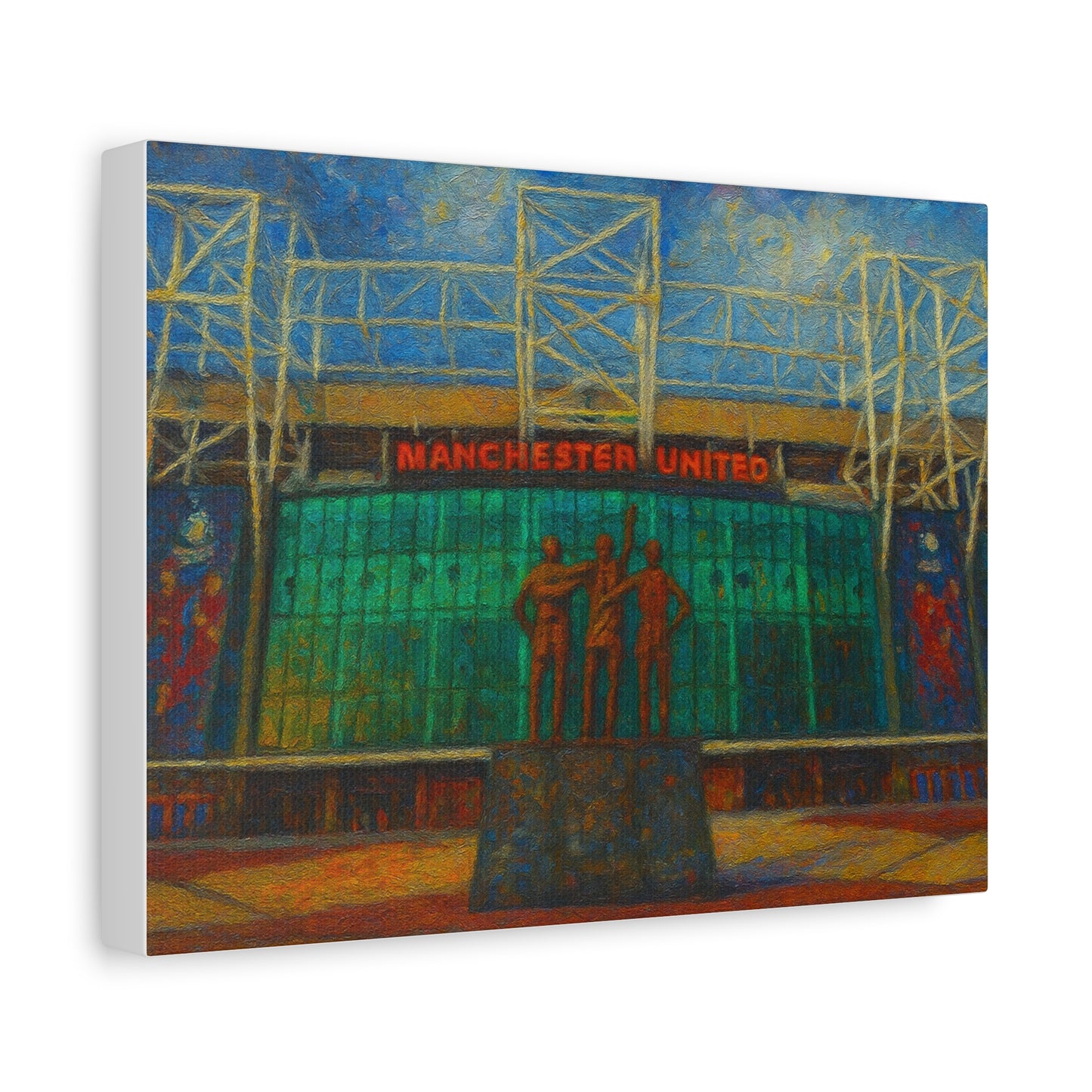 Manchester United Old Trafford United Trinity Art Canvas