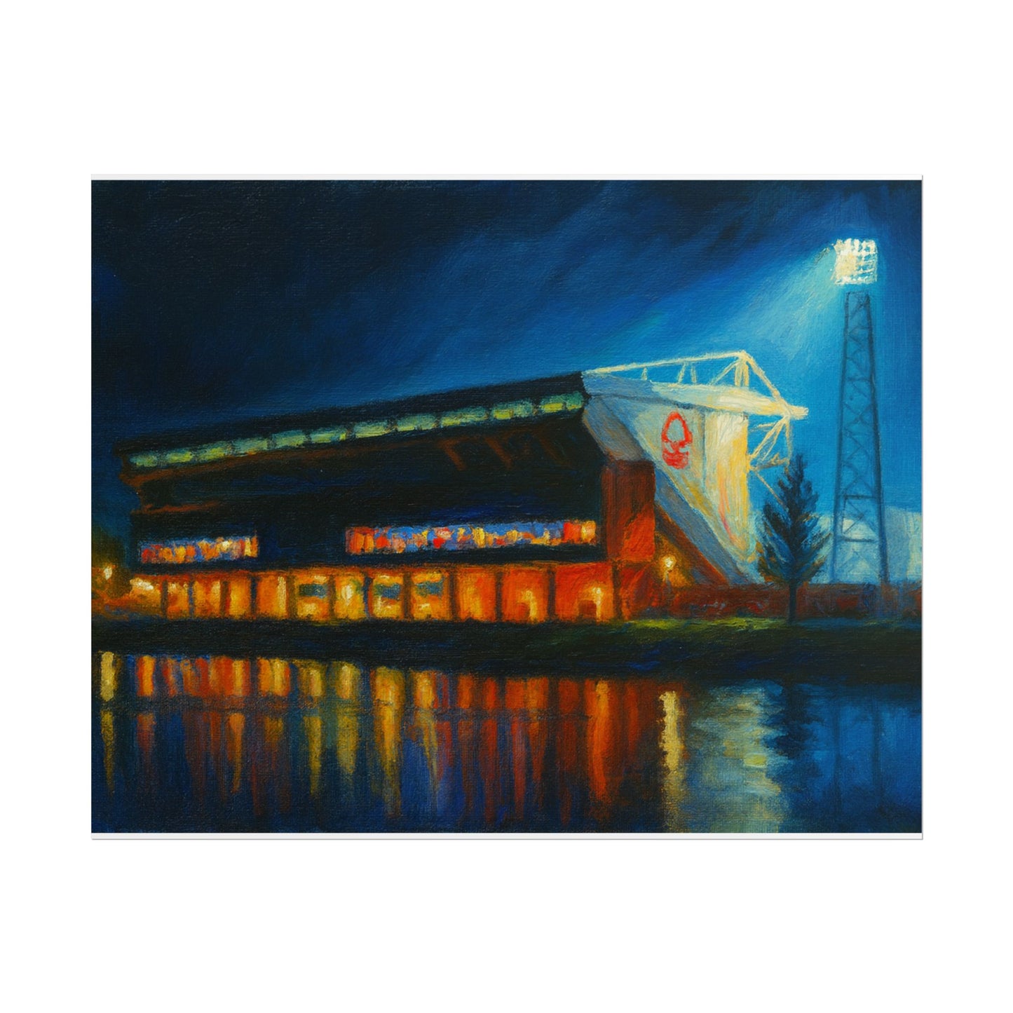 Nottingham Forest City Ground Art Poster
