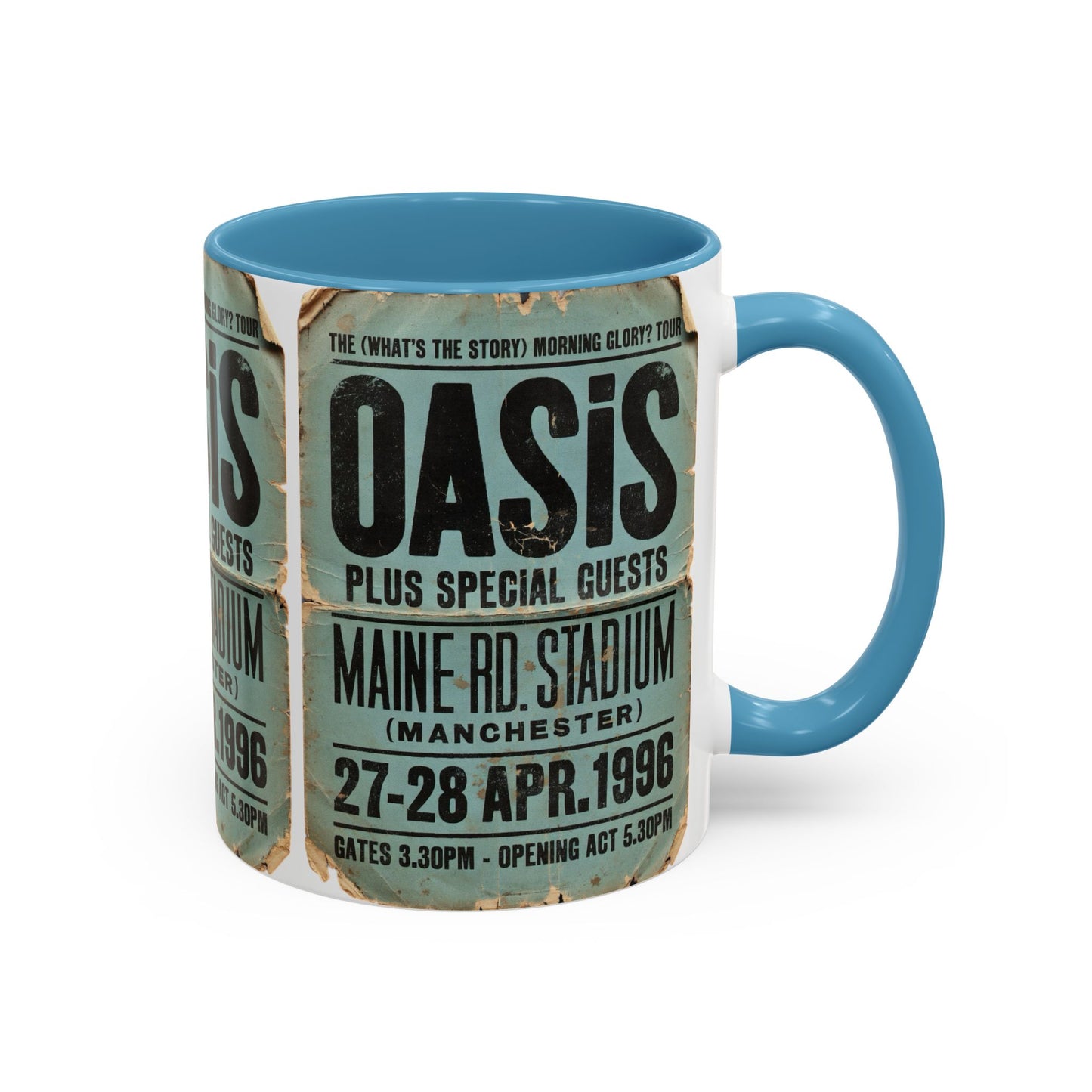 Oasis Maine Road 1996 Poster Coffee Mug (11, 15oz)