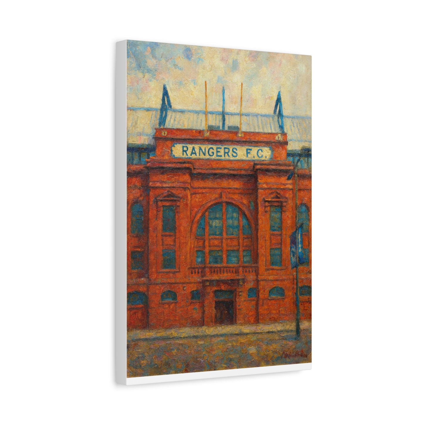 Ibrox Stadium Rangers FC Canvas Wall Art