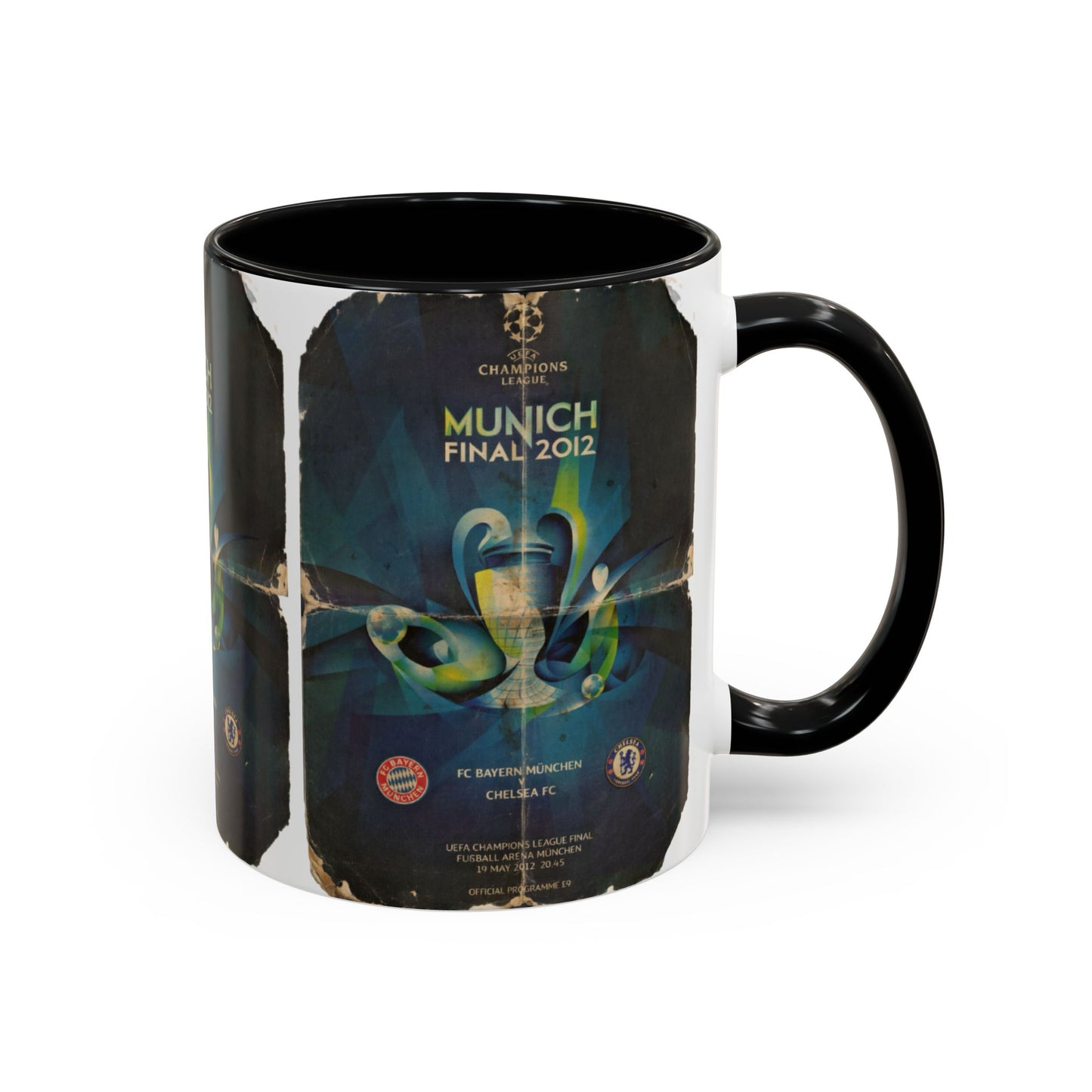 2012 UCL Chelsea Bayern Munich Final Poster Accent Coffee Mug (11, 15oz)