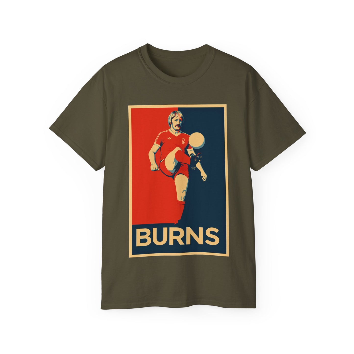 Kenny Burns Nottingham Forest Kick T-Shirt