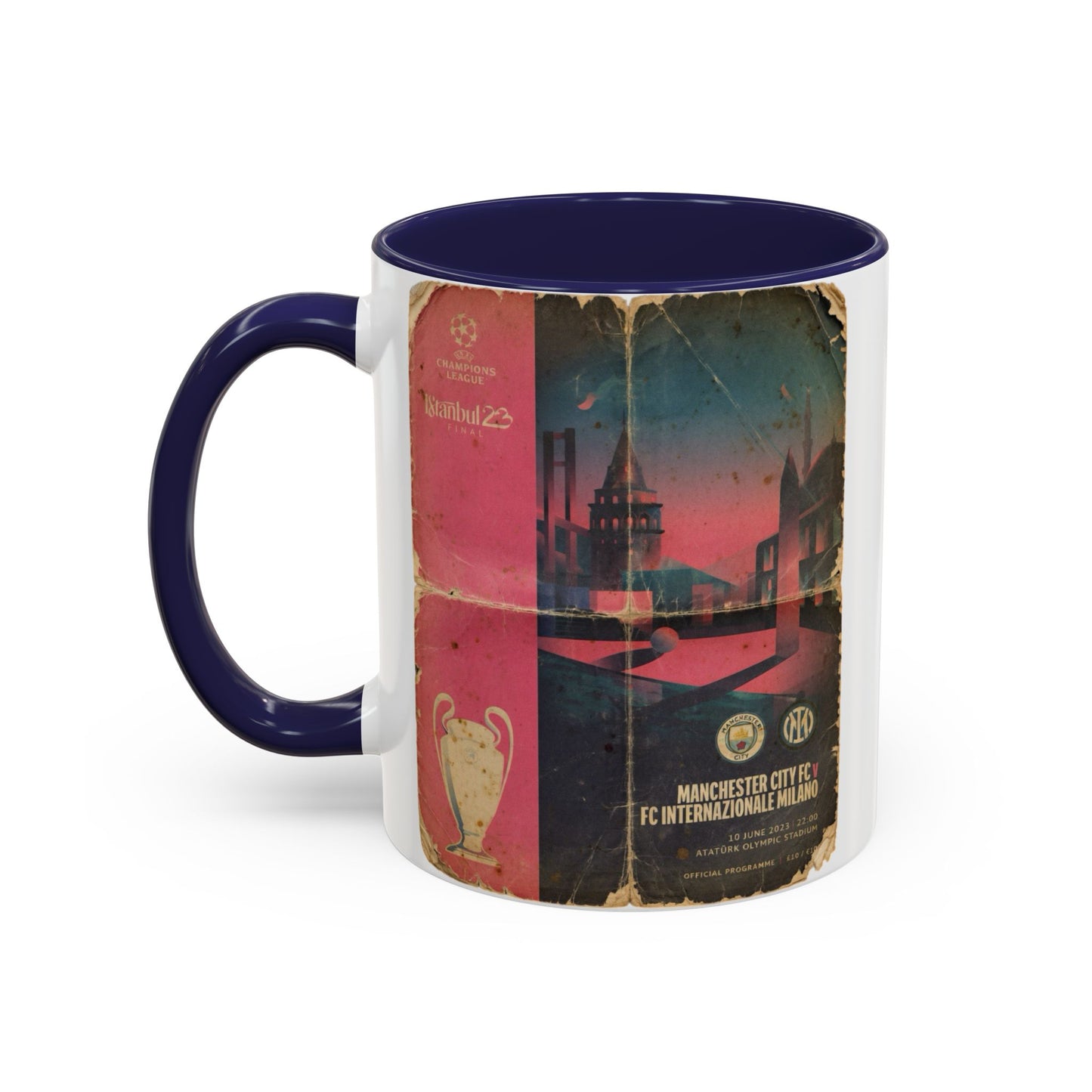 2023 UCL European Cup Final Poster Accent Coffee Mug (11, 15oz)