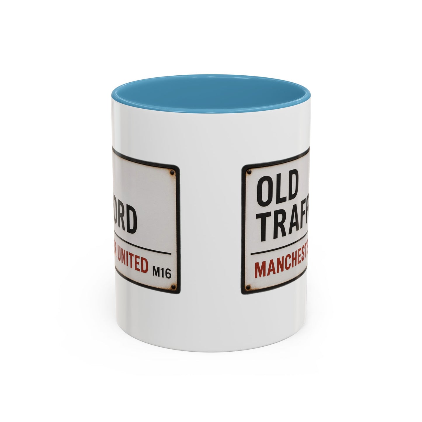 Manchester United Old Trafford Road Sign Mug