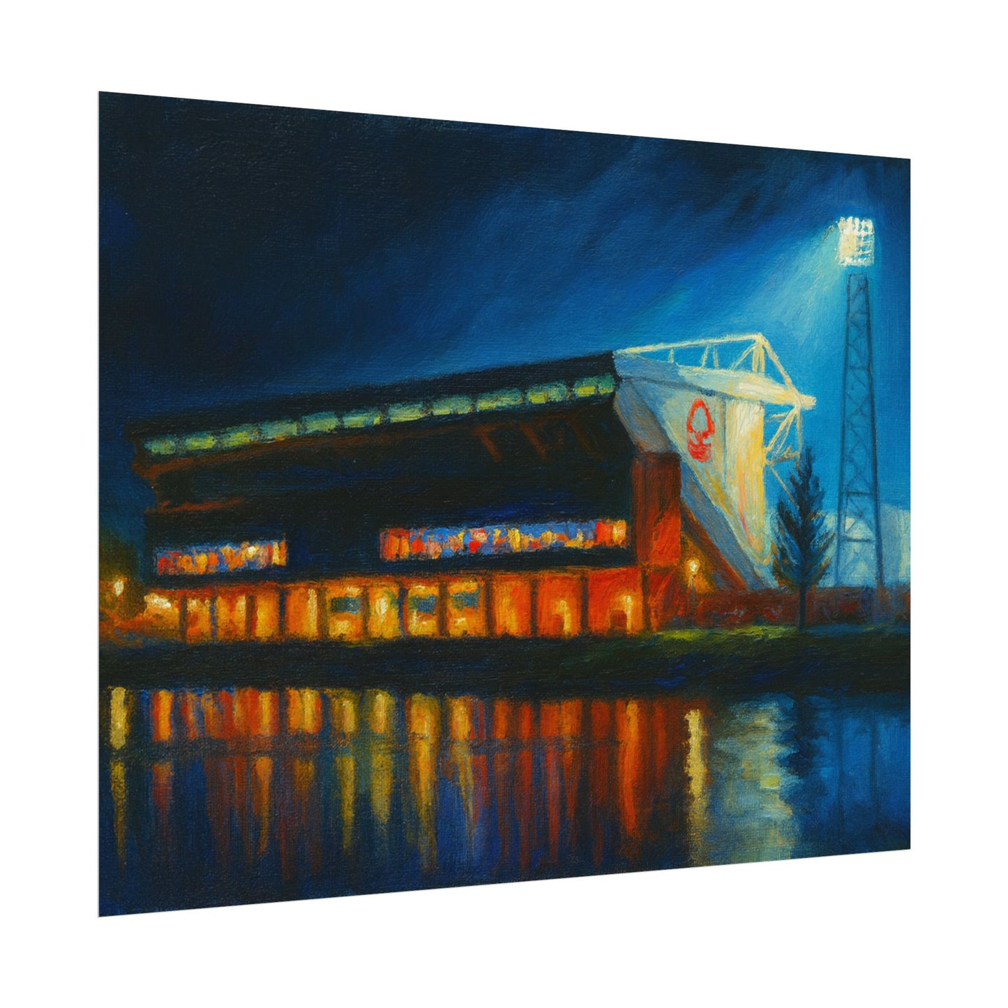 Nottingham Forest City Ground Art Poster