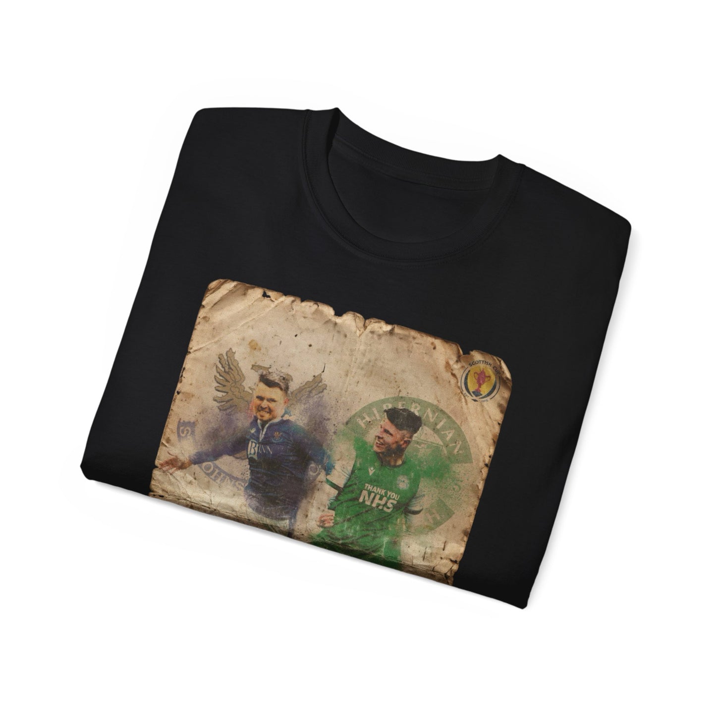 2021 Scottish challenge cup final St Johnstone Hibernian Programme Poster Unisex Ultra Cotton Tee