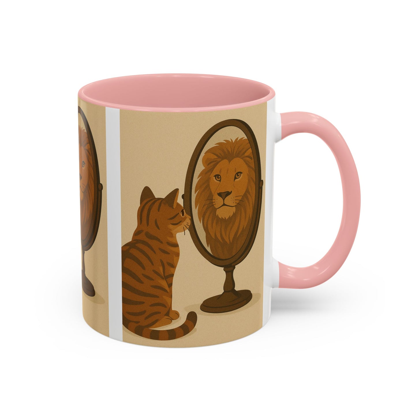 Cat and Lion Mug