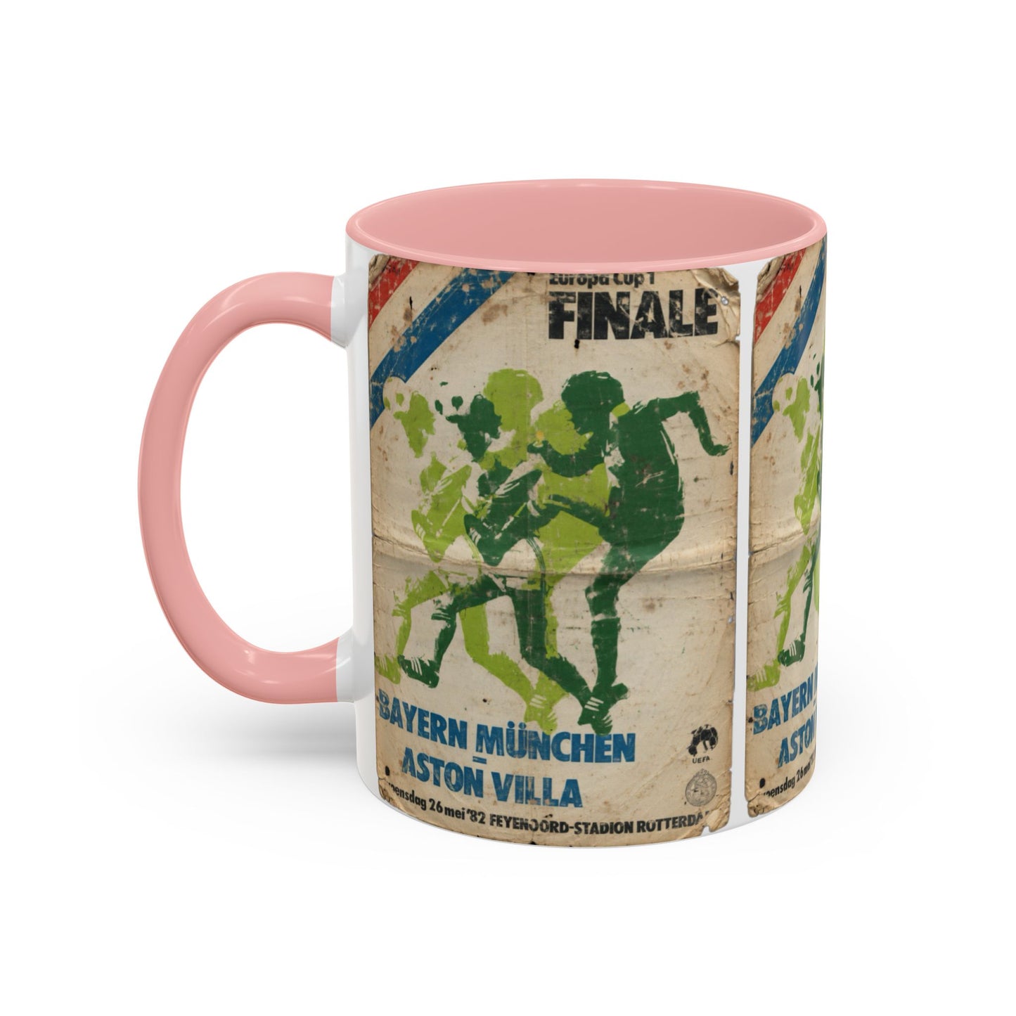 1982 European Cup Final Aston Villa Bayern Munich Poster Coffee Mug (11, 15oz)
