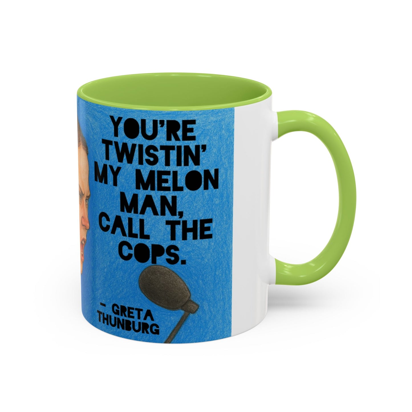 Greta Thunberg Happy Mondays Step On Mug