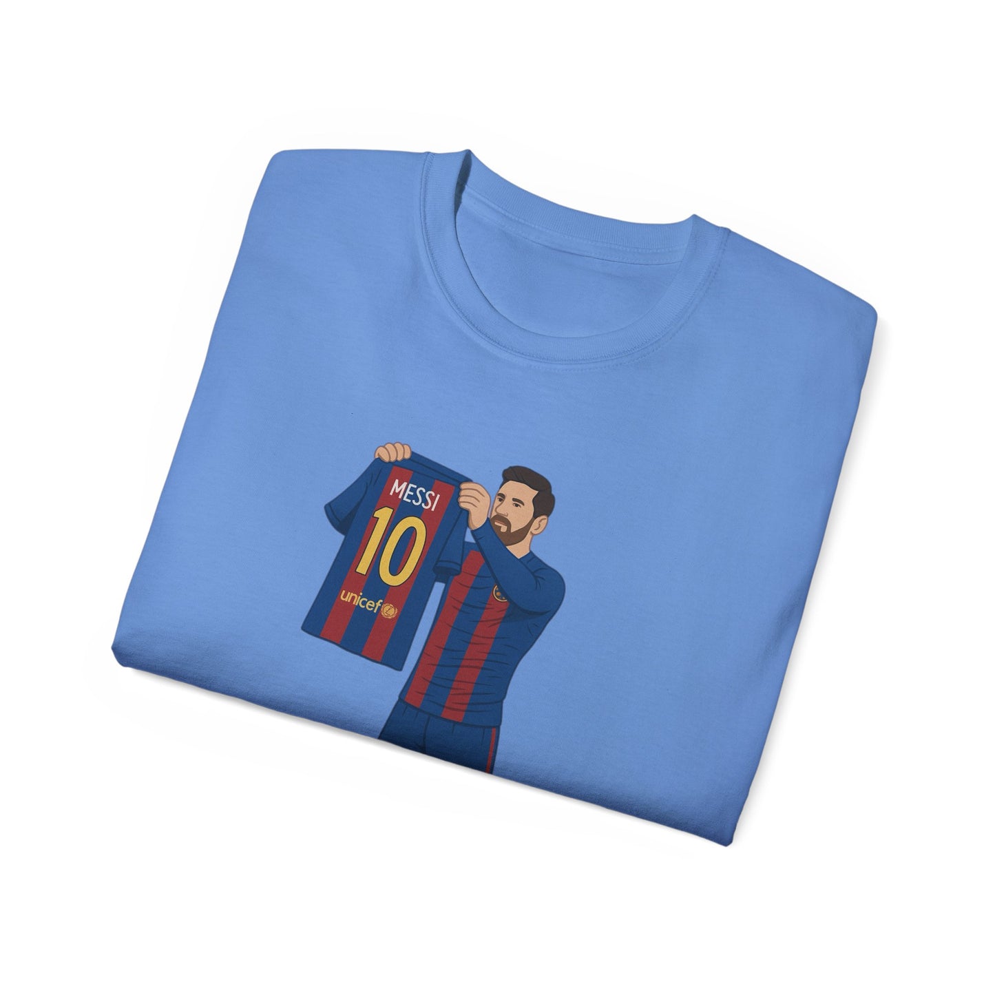 Lionel Messi Cartoon Subbuteo T-Shirt - Barcelona