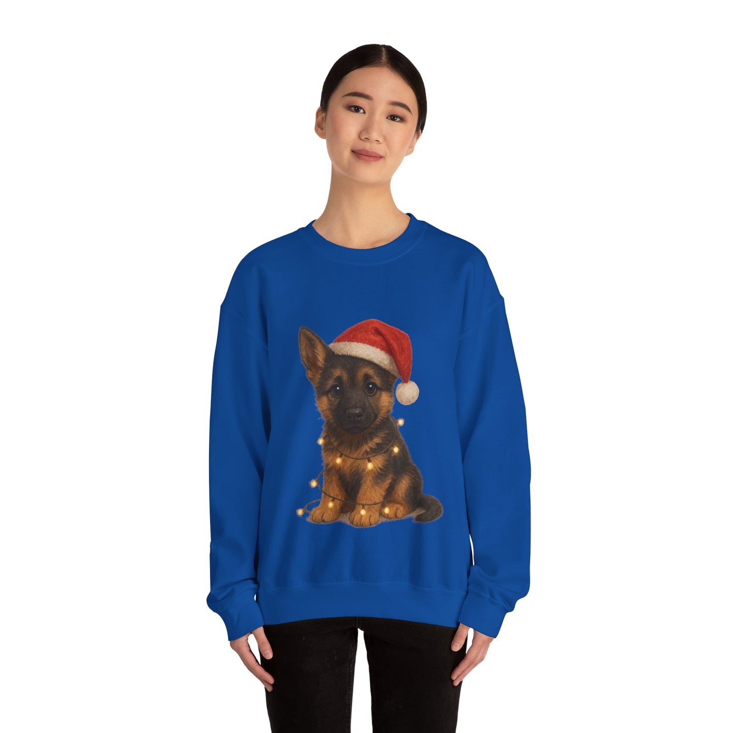 Christmas German Shepherd Puppy Sweatshirt