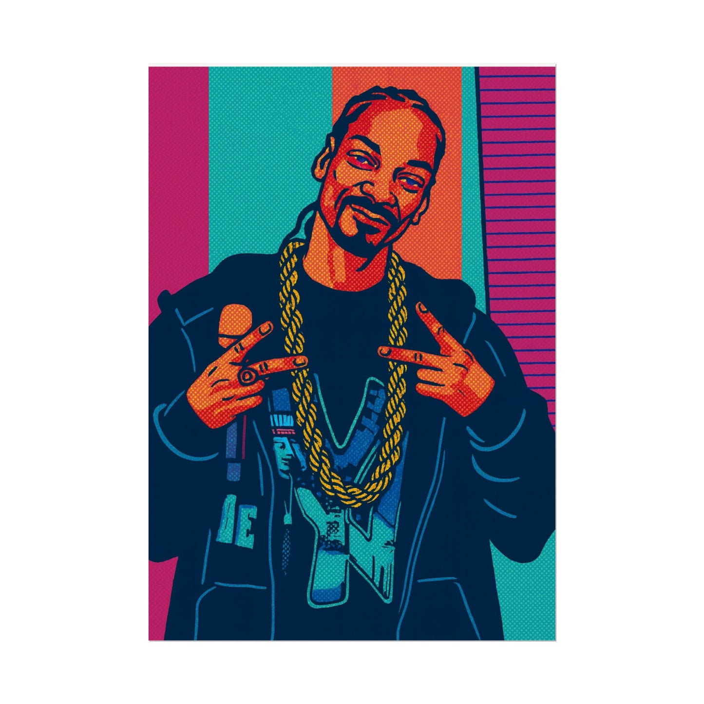 Snoop Dogg Pop Art Poster