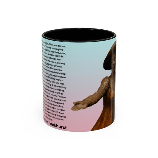 Emmeline Pankhurst Trainspotting Quite Mug