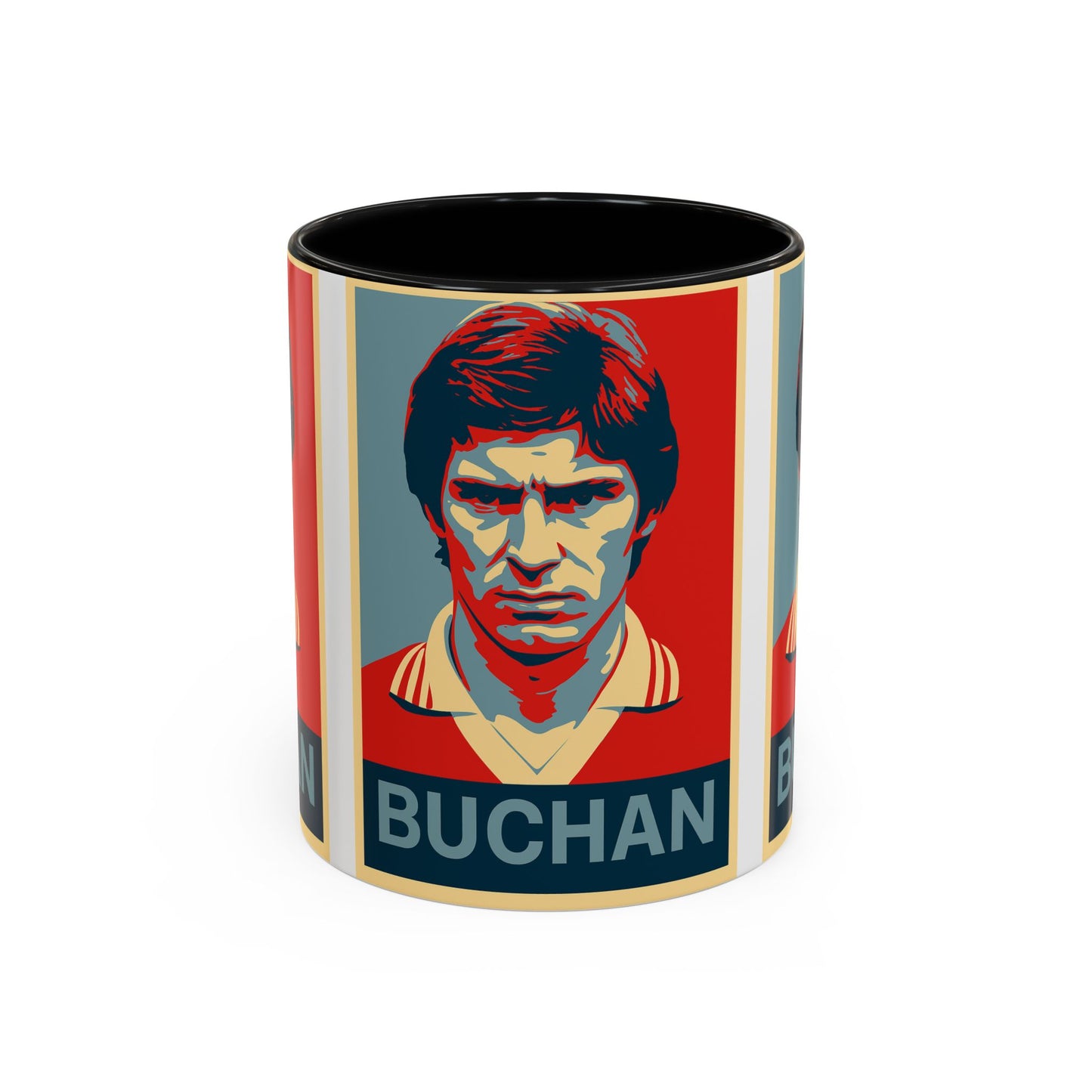 Martin Buchan Hope Poster Mug - Manchester United
