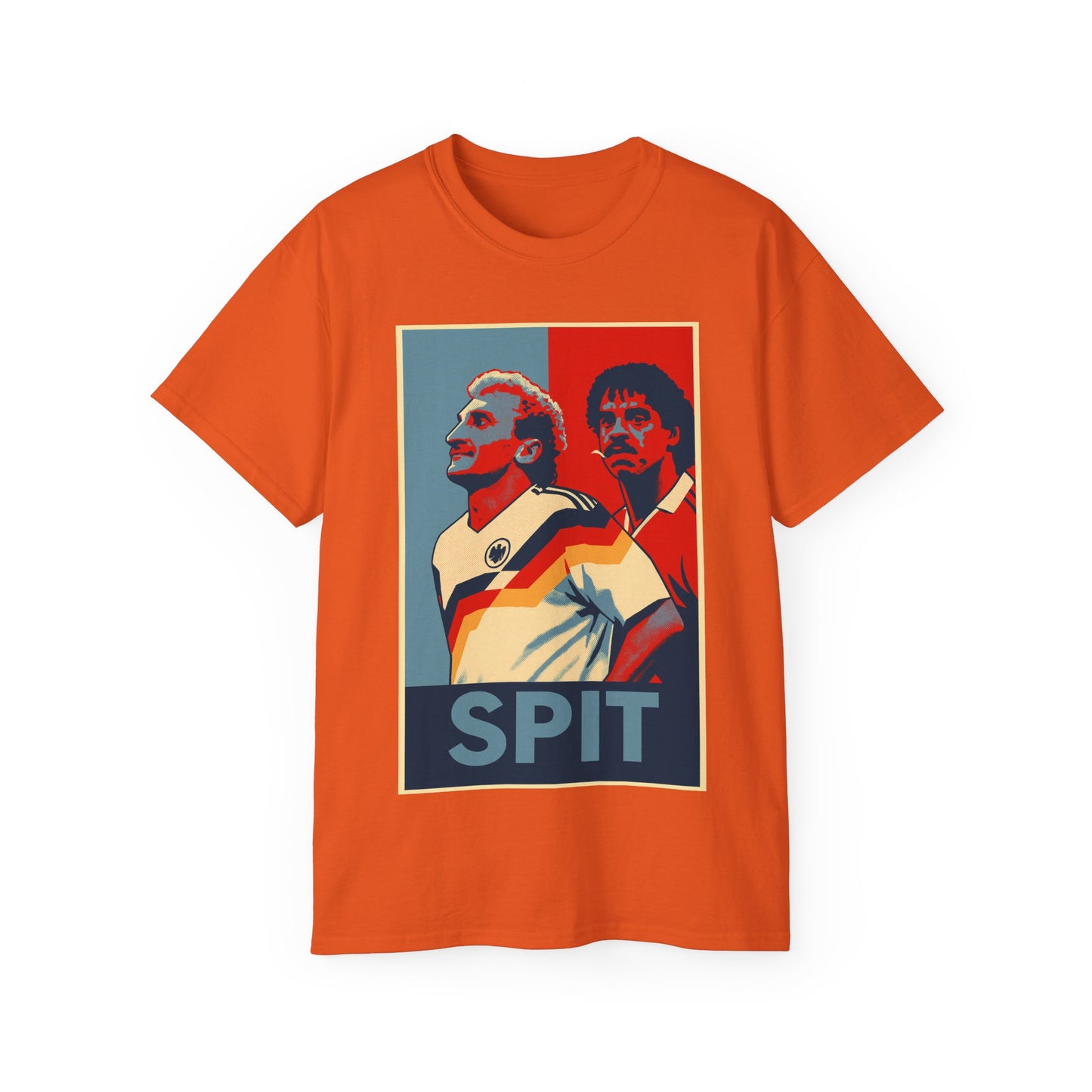 Rudy Voller and Frank Rijkaard Italia 90 Hope Poster T-shirt - Spit