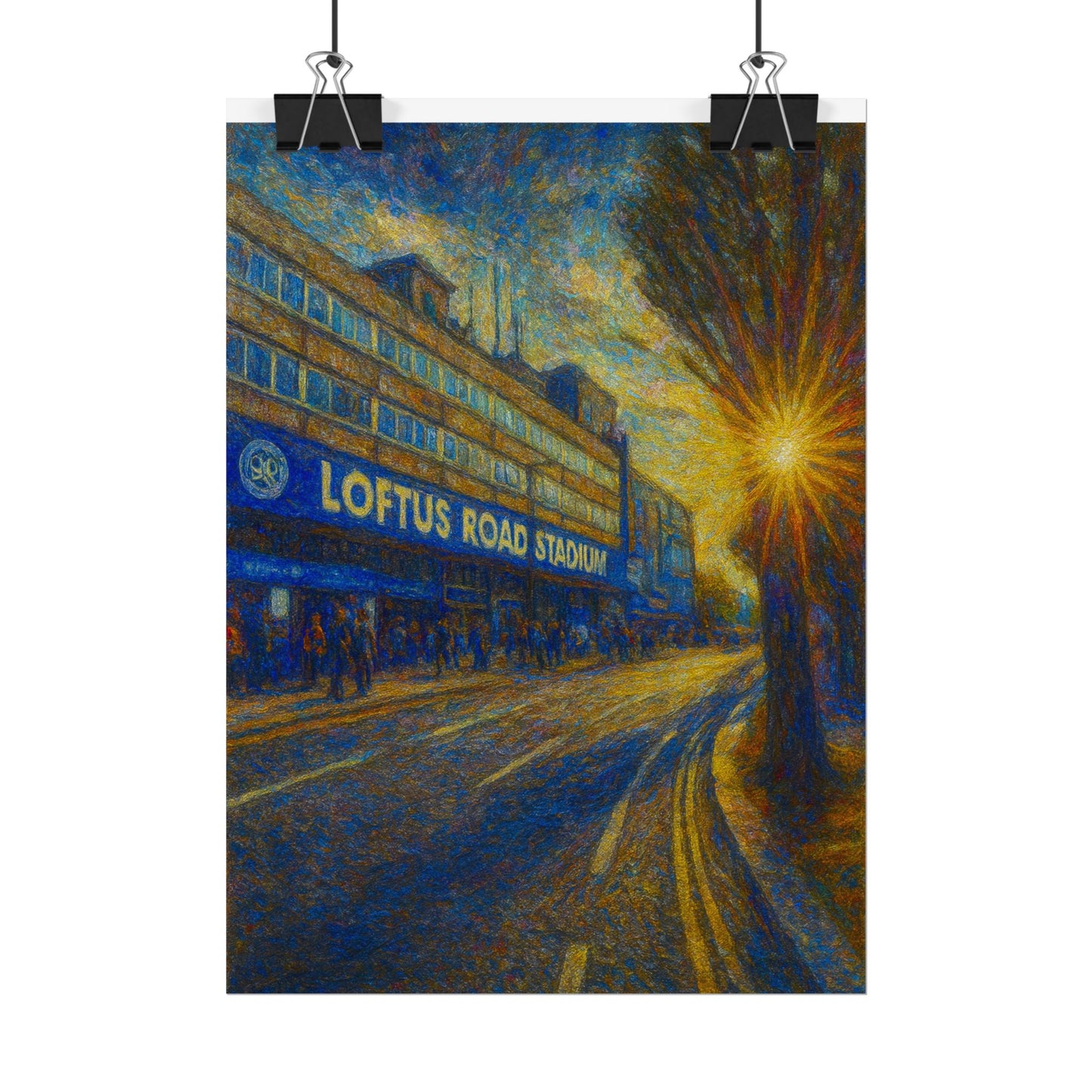 Queens Park Rangers Loftus Road Stadium Rolled Poster