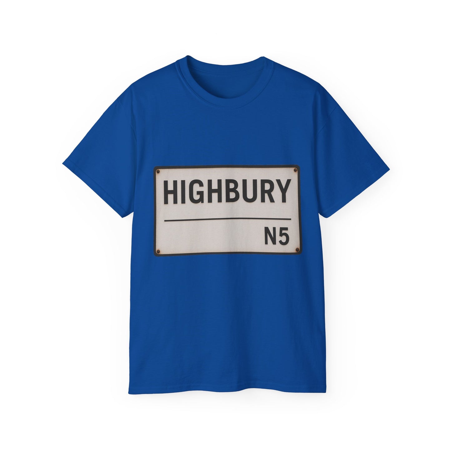 Highbury N5 Arsenal Road Sign T-Shirt