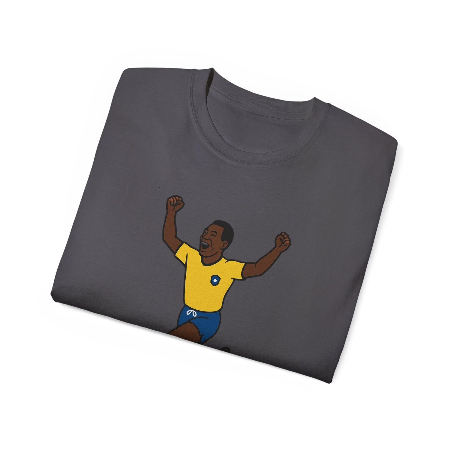 Pele Cartoon Subbuteo T-Shirt - Brazil