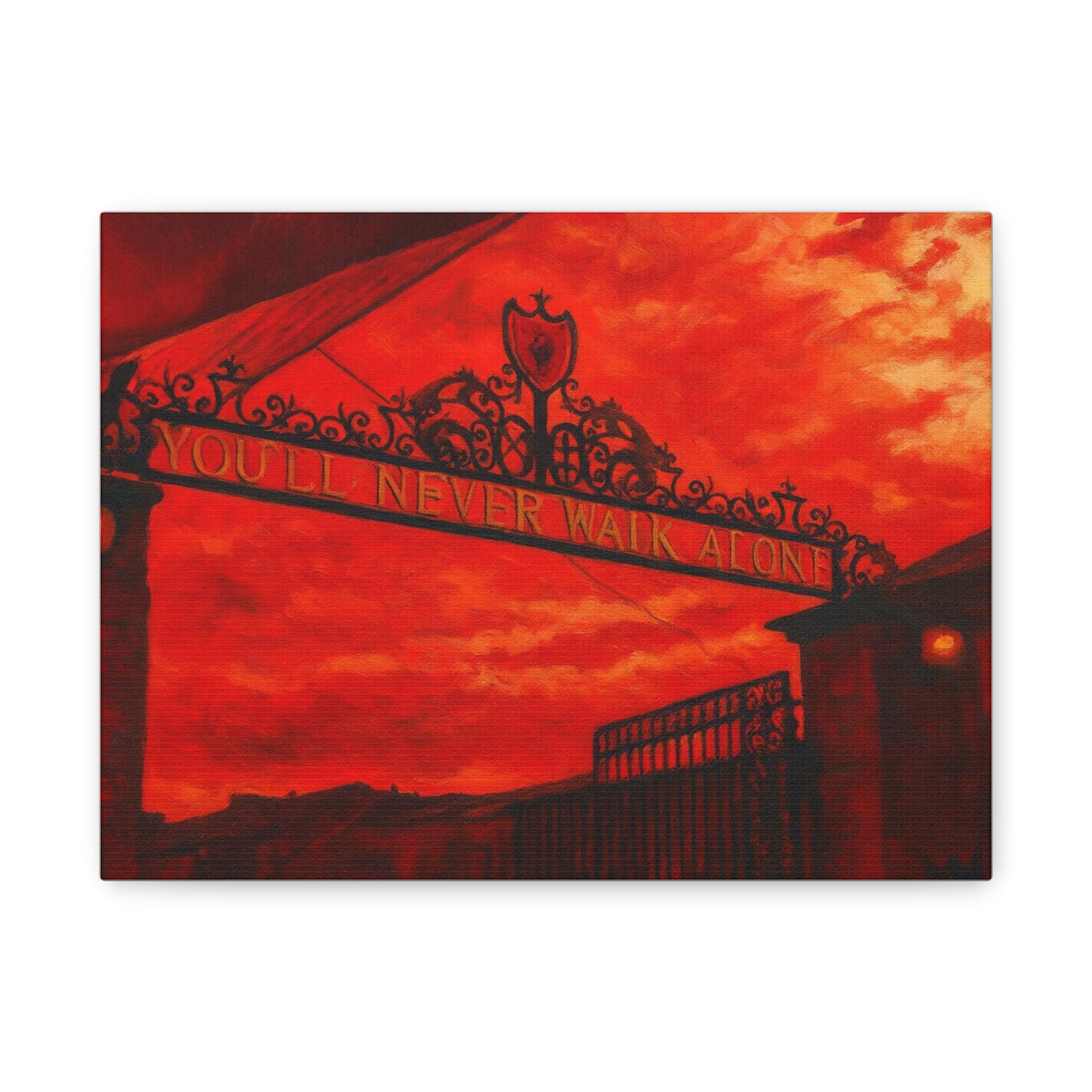 Liverpool FC Shankly Gates Art Print Canvas