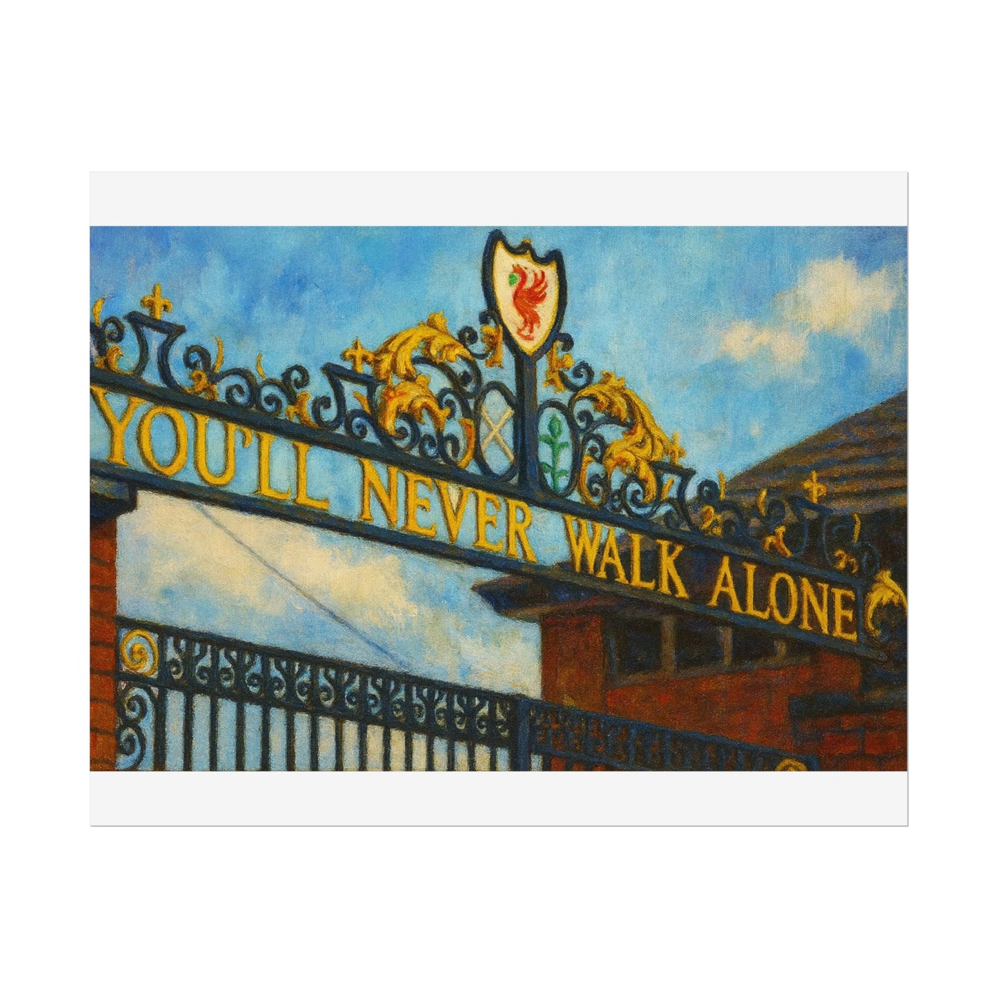 Liverpool FC Shankly Gates Art Poster