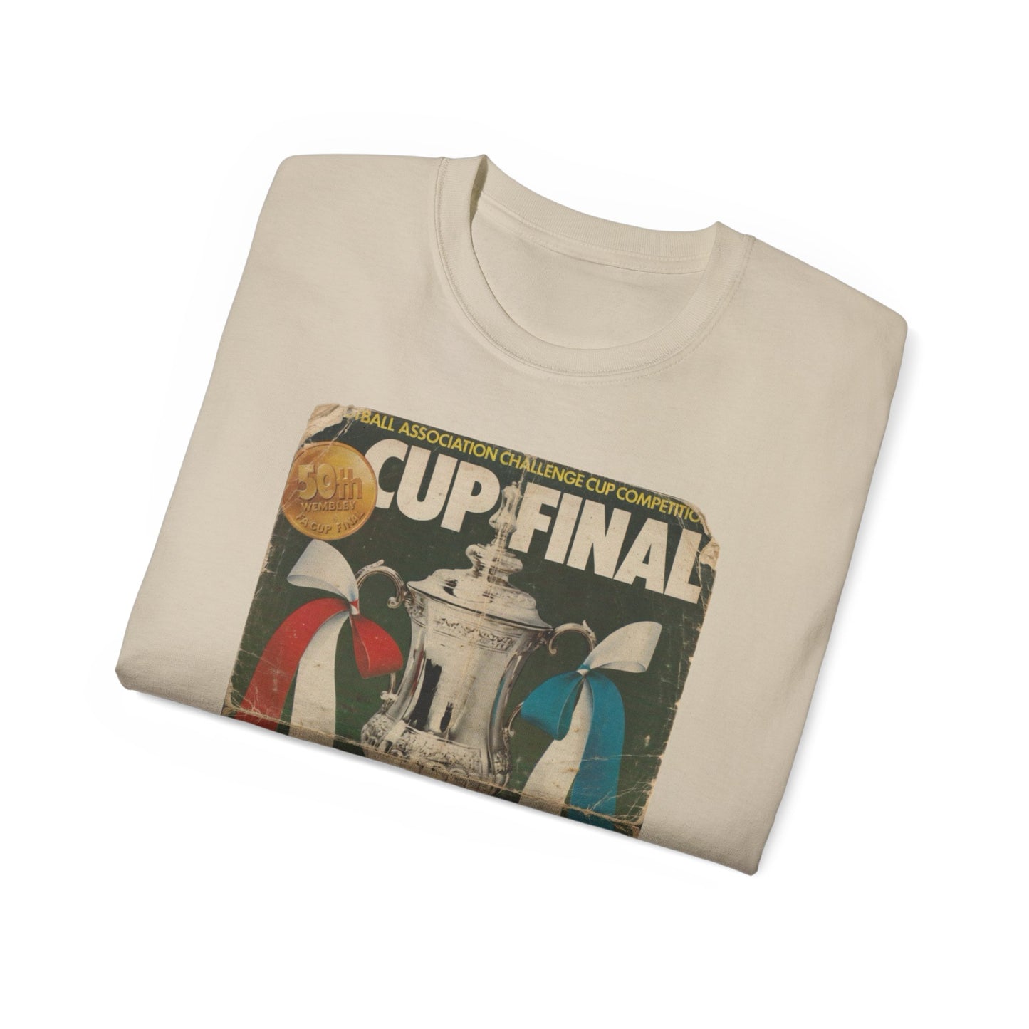 1978 FA Cup Final Programme Ipswich Town Arsenal Poster Unisex Ultra Cotton Tee