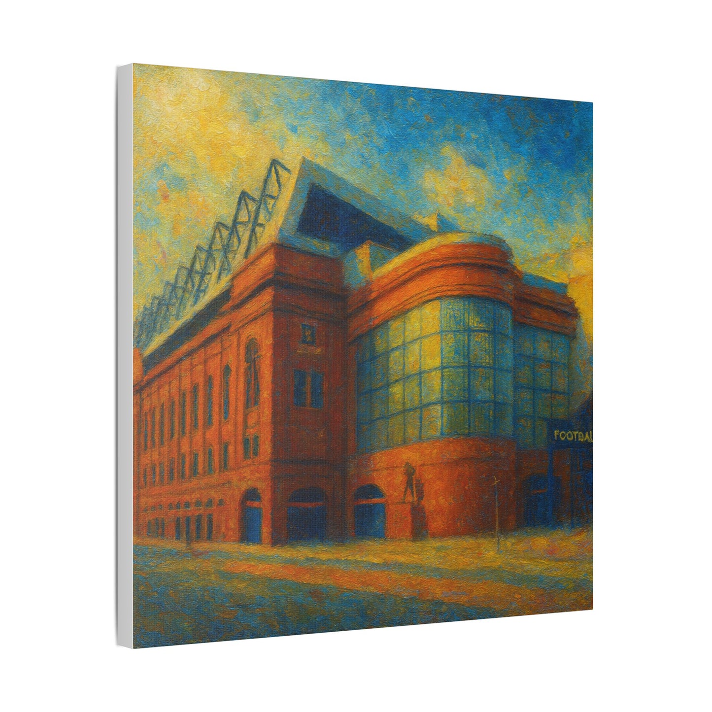 Rangers FC Ibrox Stadium Canvas Wall Art