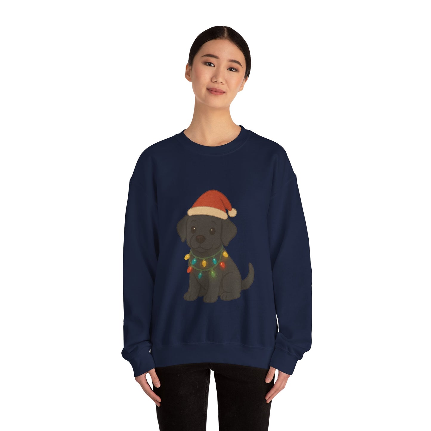 Christmas Black Labrador Jumper