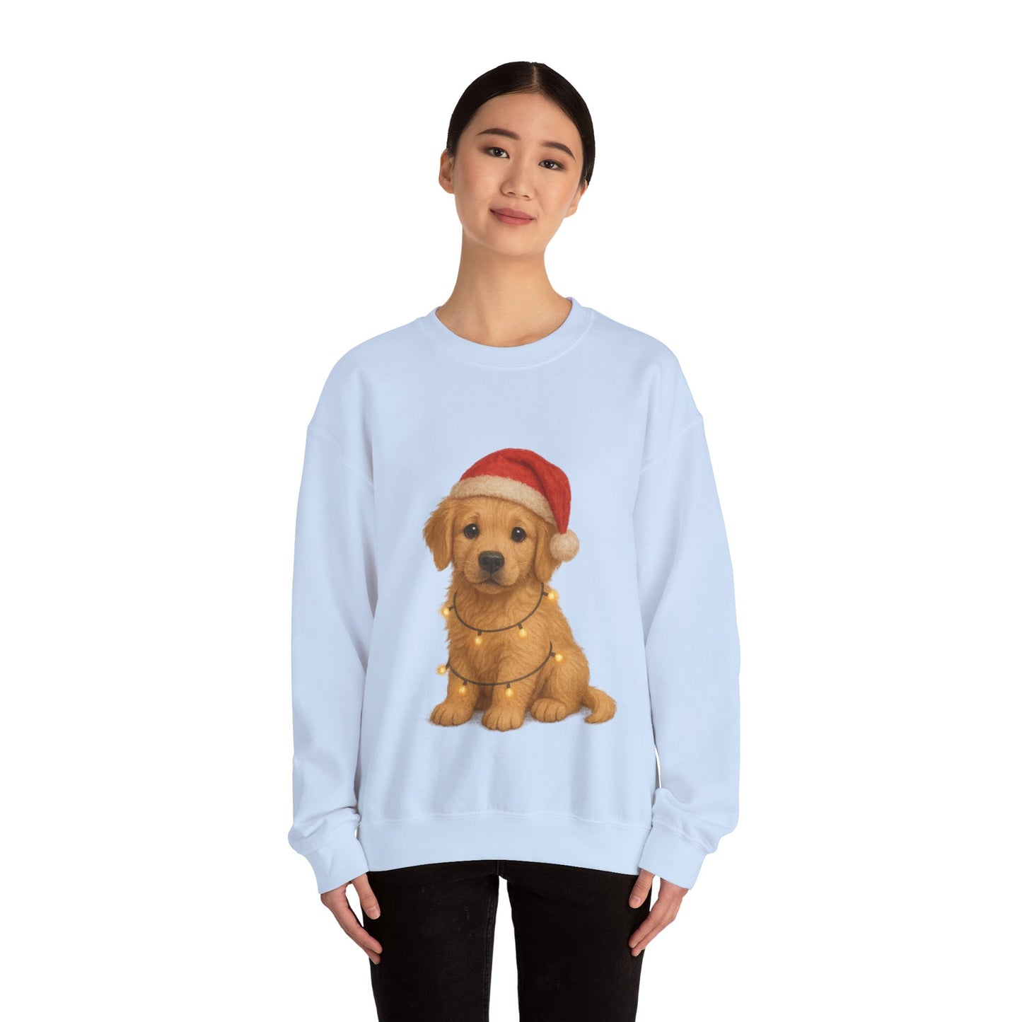 Golden Retriever Puppy Christmas Jumper