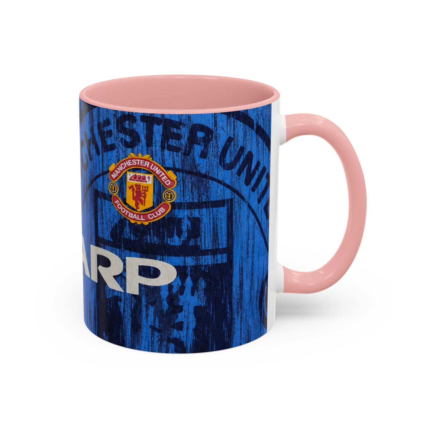 Manchester United 1992-93 Away Shirt Accent Coffee Mug (11, 15oz)
