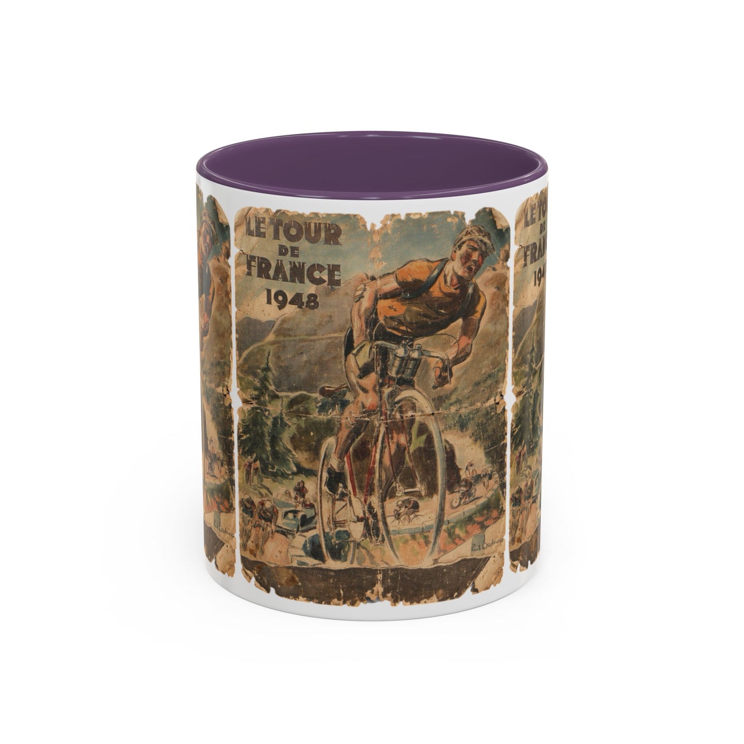 Tour De France 1948 Poster Coffee Mug (11, 15oz)