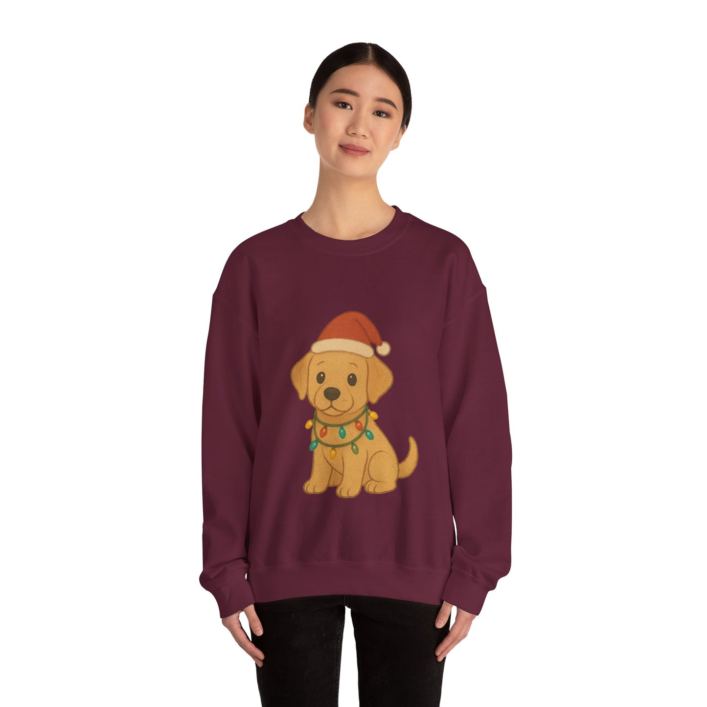 Cute Christmas Labrador Puppy Sweatshirt