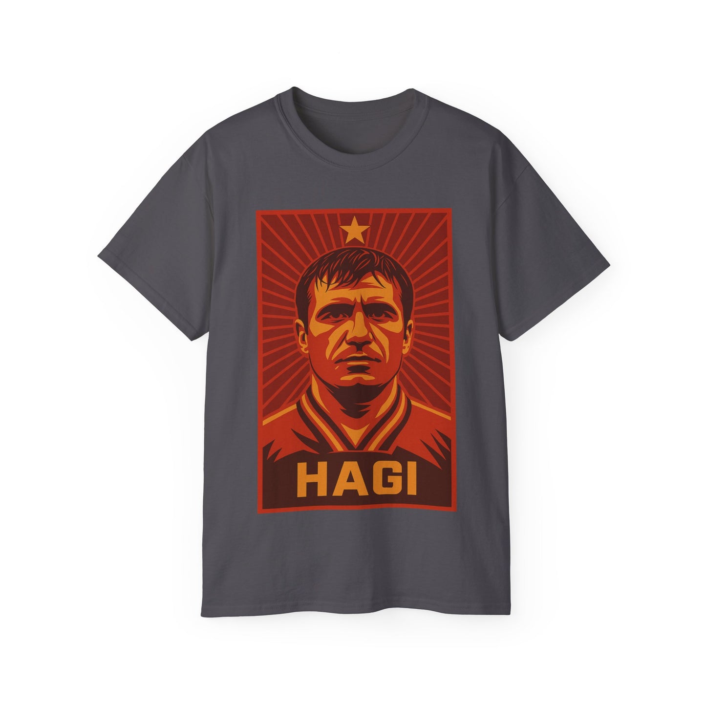 Gheorghe Hagi Propaganda Poster - Romania