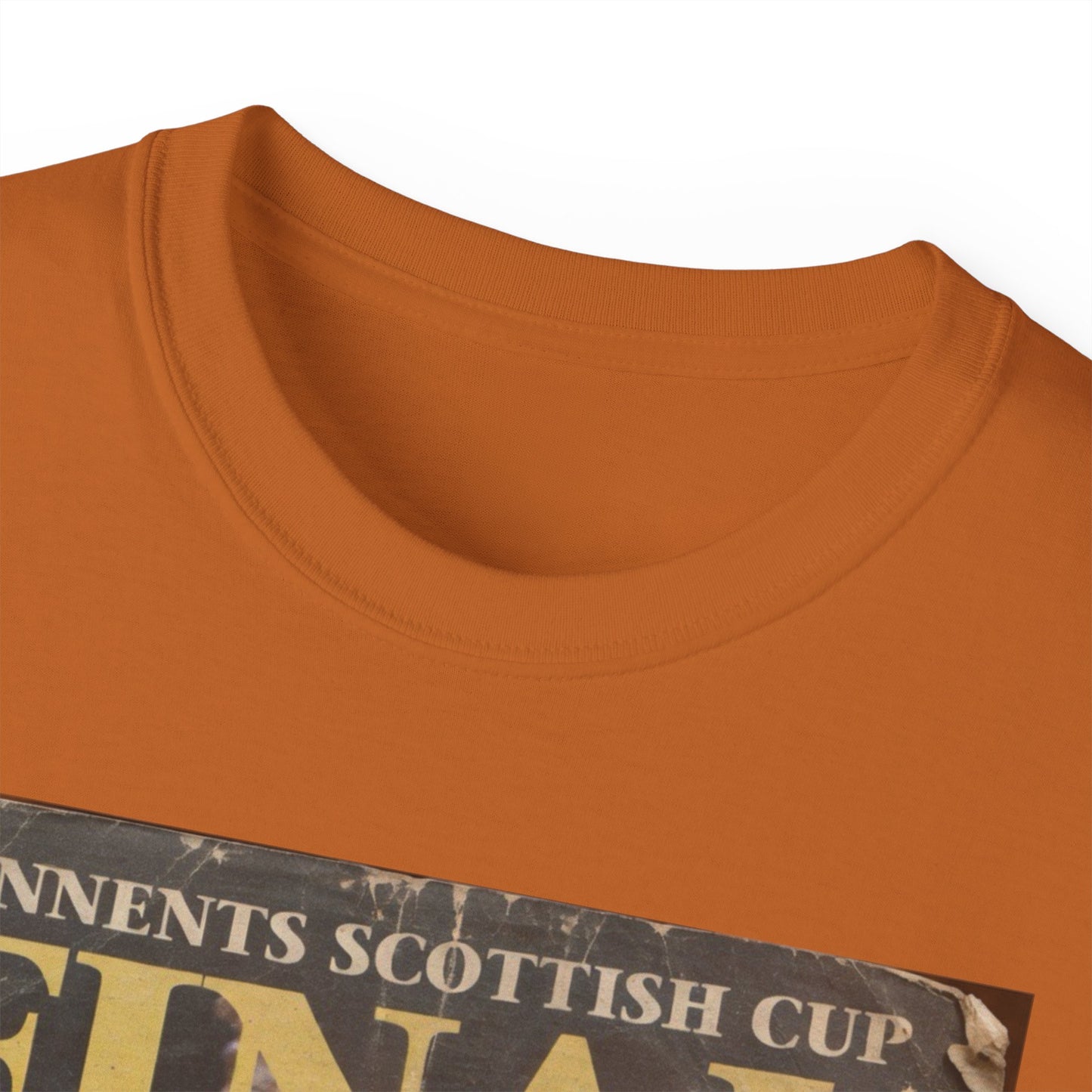 1994 Scottish Challenge Cup Final Dundee United Rangers Programme Poster Unisex Ultra Cotton Tee